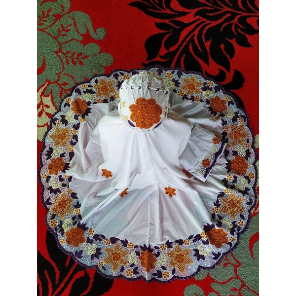 Mukena Kerancang Bahan Katun Paris