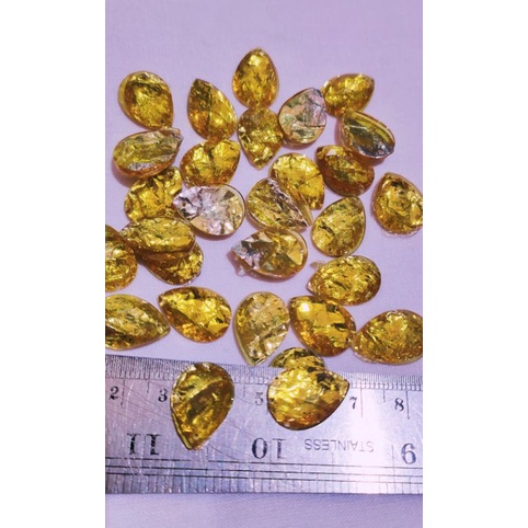 DIAMON TETES MOTIF JERUK GOLD 13x18 25PCS