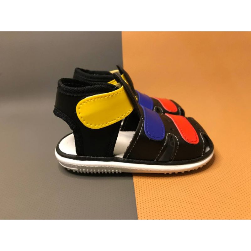 sepatu sandal anak laki laki perempuan terbaru usia 1_2 tahun bunyi cit-cit sandal bayi laki-laki