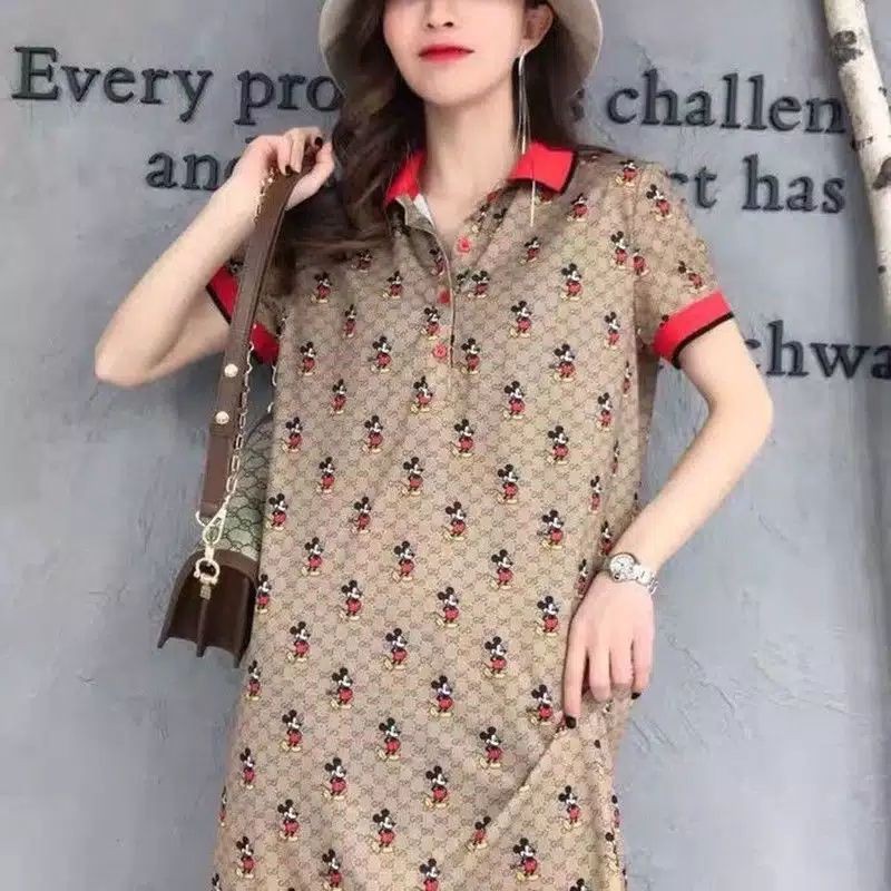 Dress Polo Gucci Mickey Import