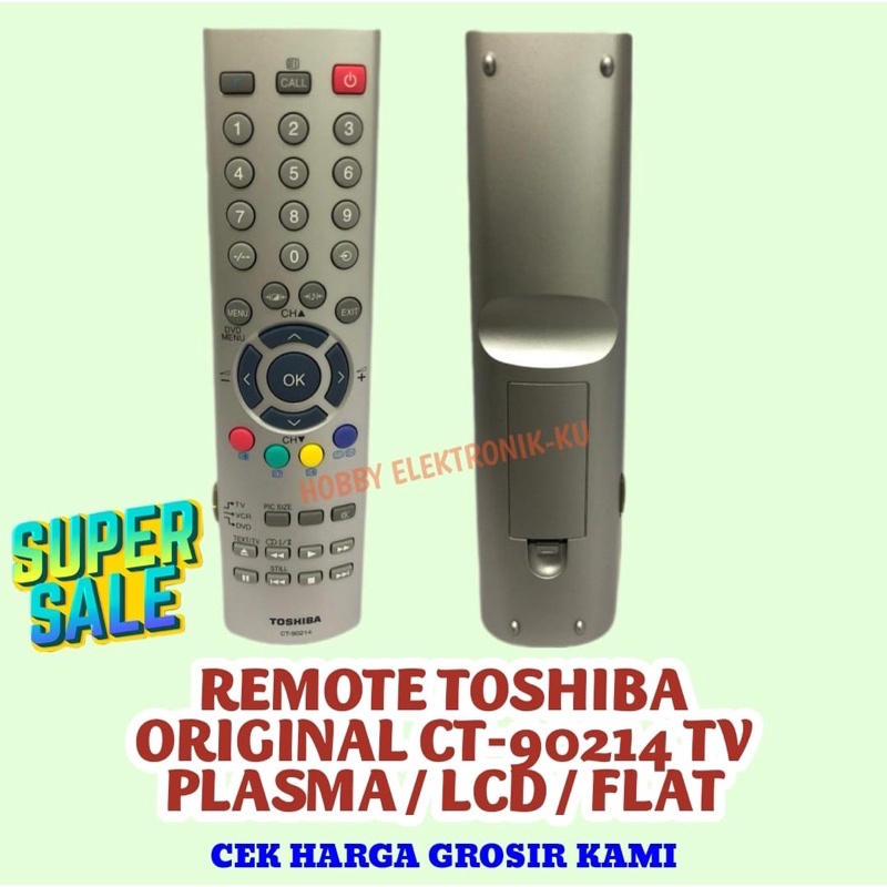 REMOTE TOSHIBA ORIGINAL CT90214 TV PLASMA/ LCD/ FLAT