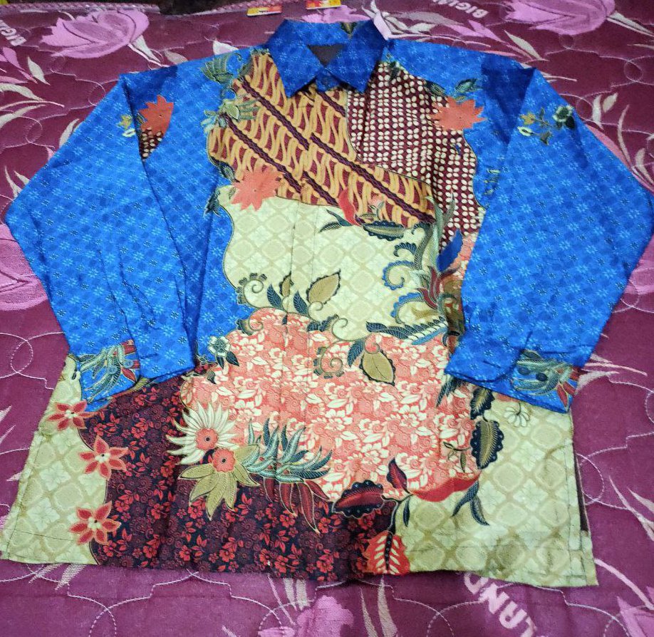 Kemeja Batik Semi Sutra Silky Premium Puring Istimewa