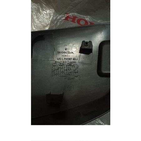 lid l pocket scoopy k2f original hitam dof tutup laci scopy 2021 original hitam dof