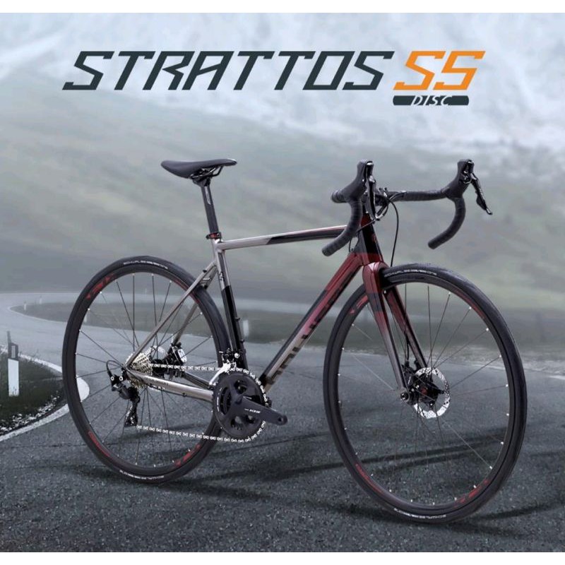 Road Bike Polygon Strattos S5 Disc S5D