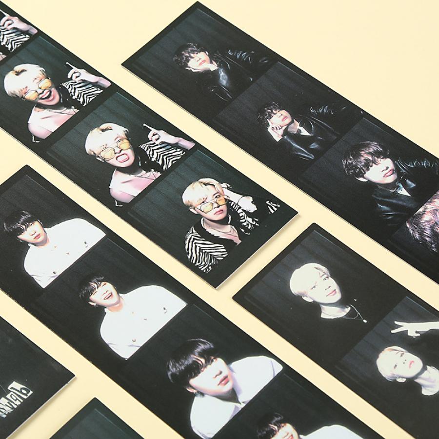 7pcs / set Pembatas Buku Desain KPOP BTS Mentega CD Foto Untuk Koleksi