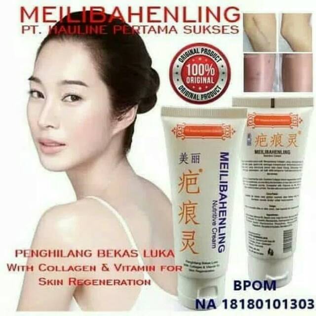 MEILIBAHENLING NUTRITIVE CREAM ORIGINAL BPOM - PENGHILANG BEKAS LUKA