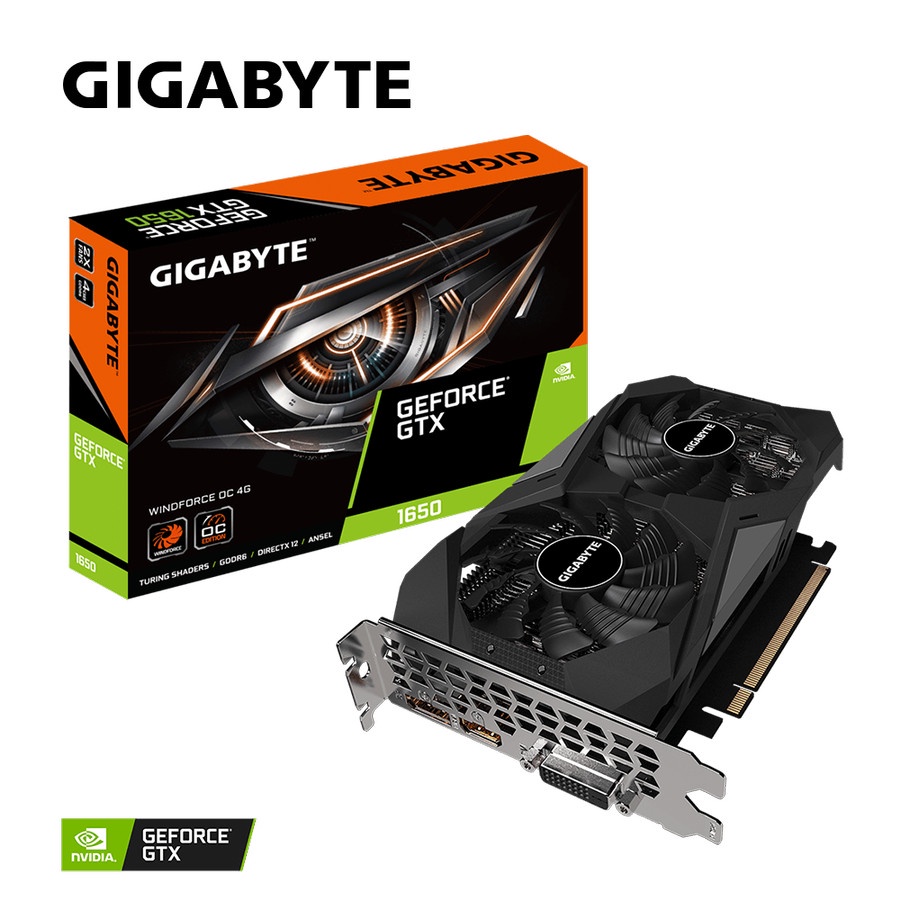 Gigabyte GeForce GTX 1650 D6 WINDFORCE OC 4GB