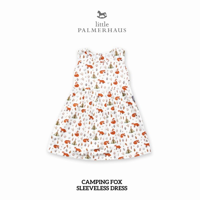 LITTLE PALMERHAUS Sleeveless Dress Baju Anak Perempuan 0-4 Tahun