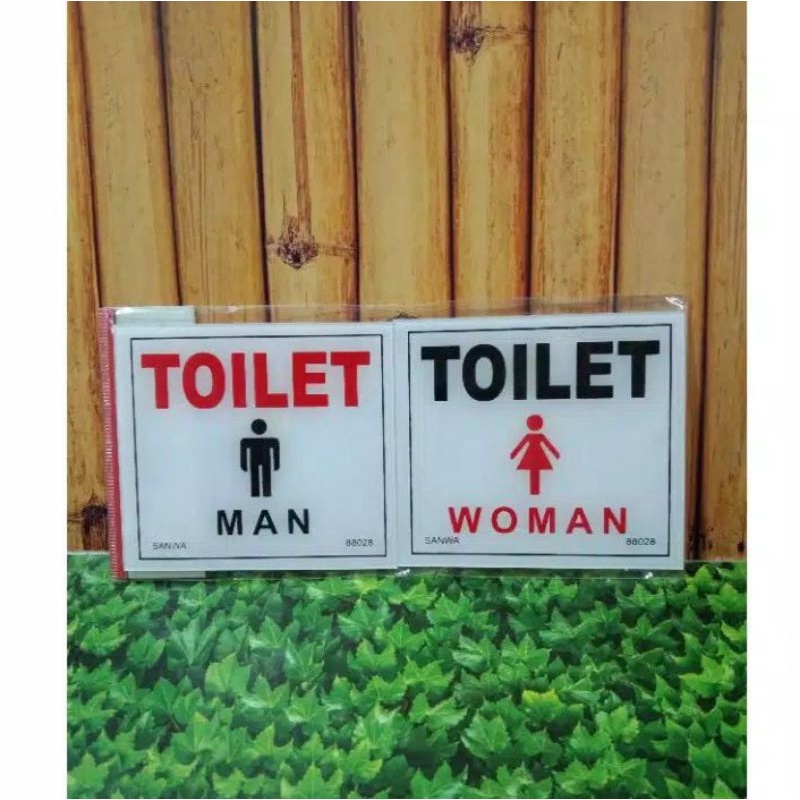 

Sign Board Acrylic (Man/Women)