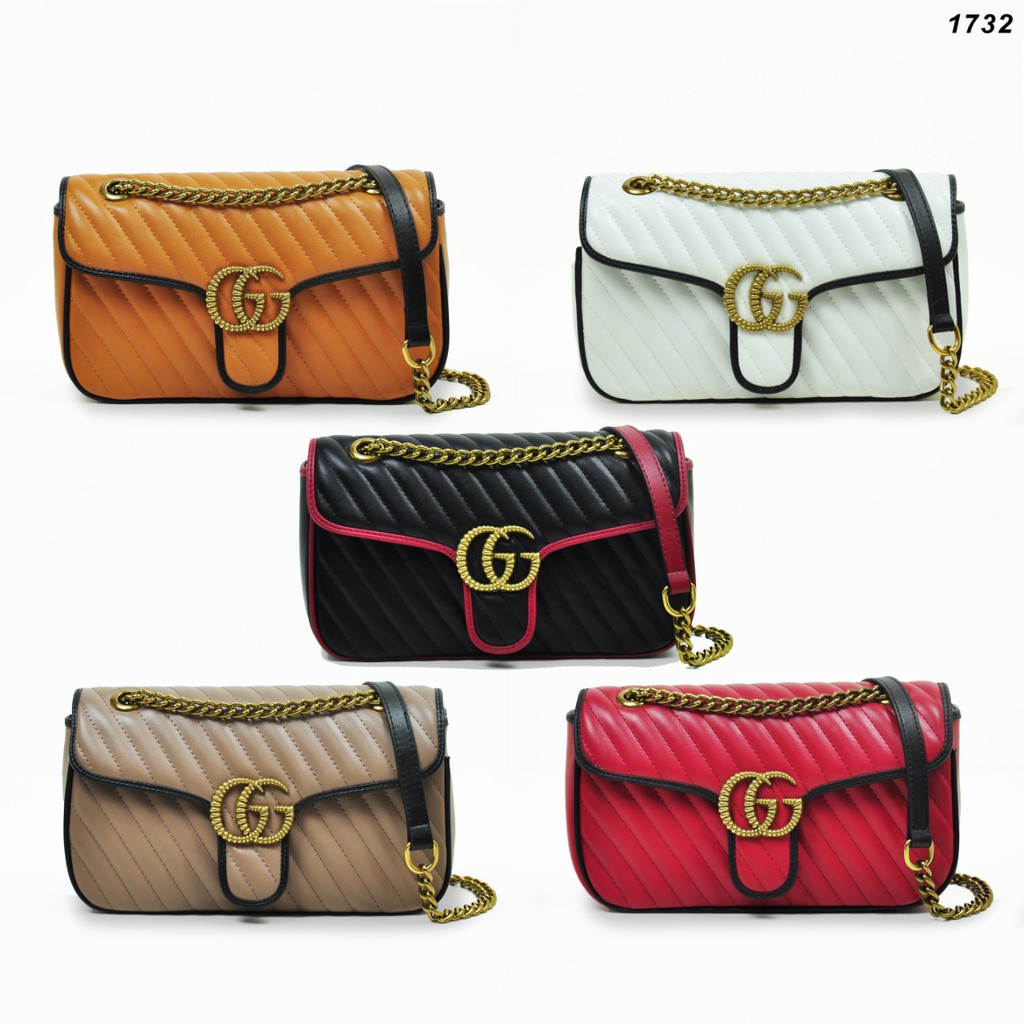 TAS GUCCI MARMONT TAS FASHION WANITA TAS CANTIK TAS SELEMPANG TAS SANDANG FASHIONABLE