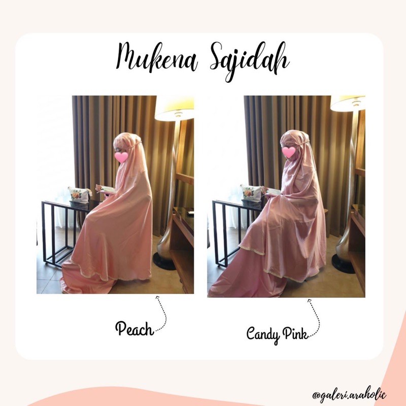 Mukena Sajidah Bahan Maxmara Silk