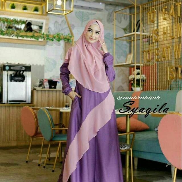 Gamis set khimar by Nadira Hijab