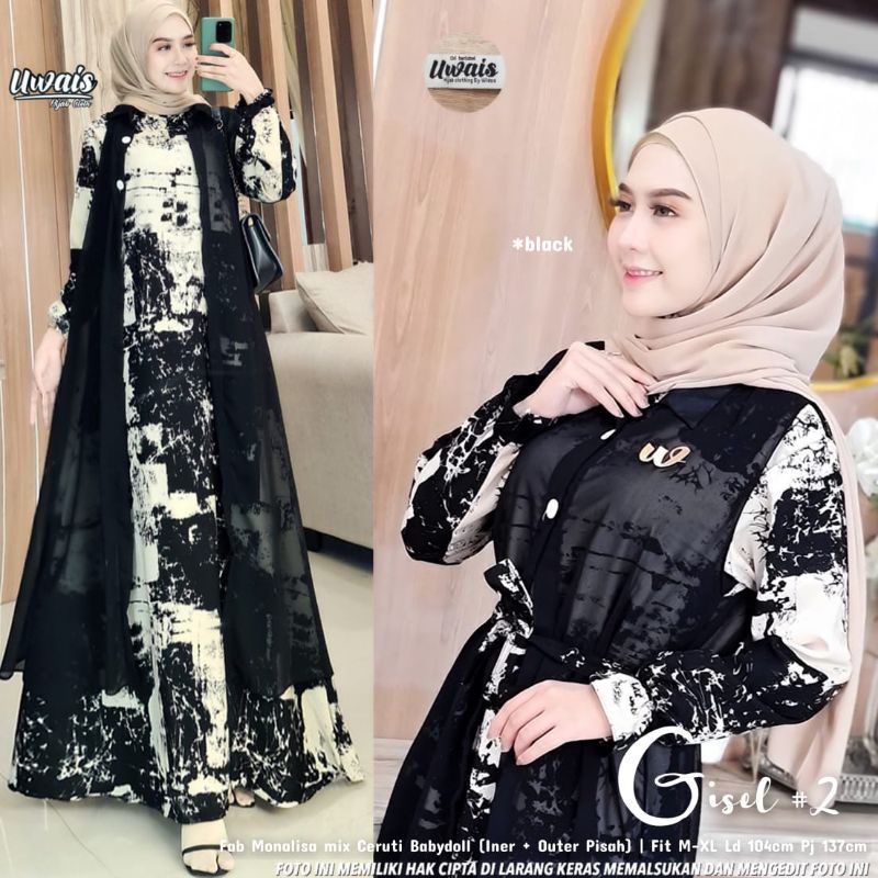 [COD] GISEL MAXY SET // GAMIS 2IN1 /GAMIS + CARDIGAN 𝐆𝐚𝐦𝐢𝐬 𝐁𝐞𝐬𝐭 𝐒𝐞𝐥𝐥𝐞𝐫