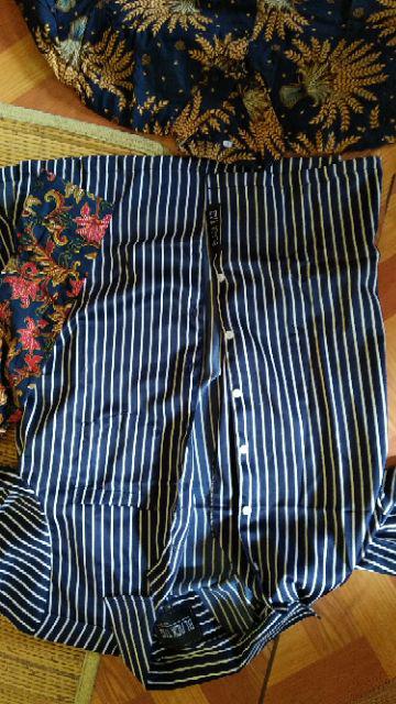 Sanvanina E-1515 Kemeja Batik Premium Lengan Panjang Nala Brown