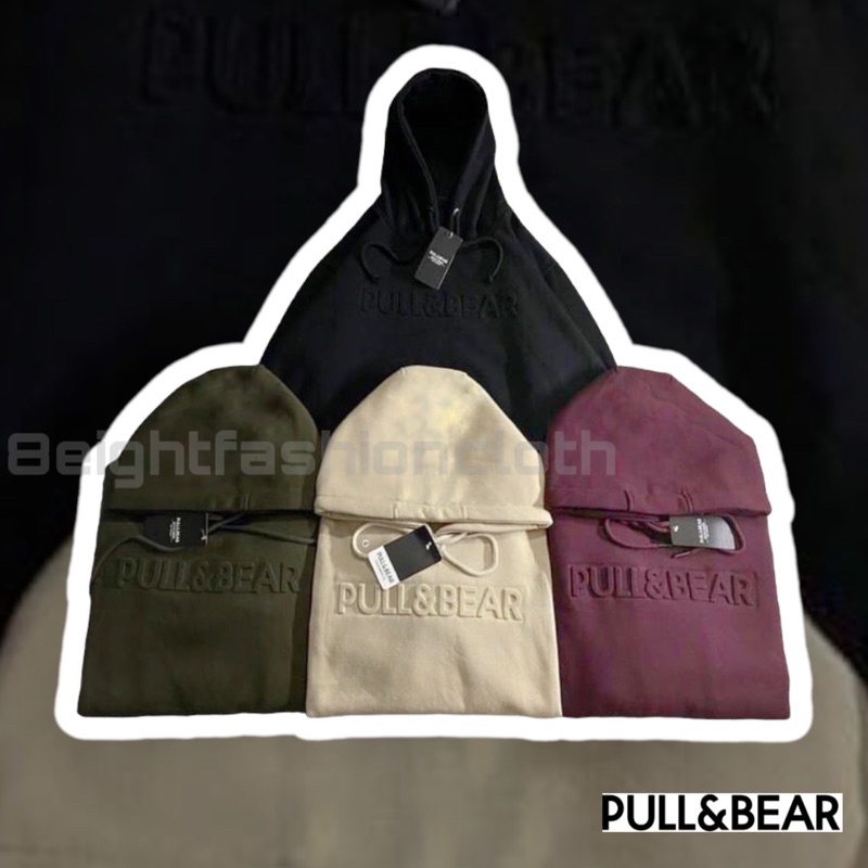 SWEATER POLOS PULL&BEAR/HOODIE PULL AND BEAR 3D EMBOS PREMIUM/HODIE PULL&BEAR EMBOS PREMIUM LIKE ORI