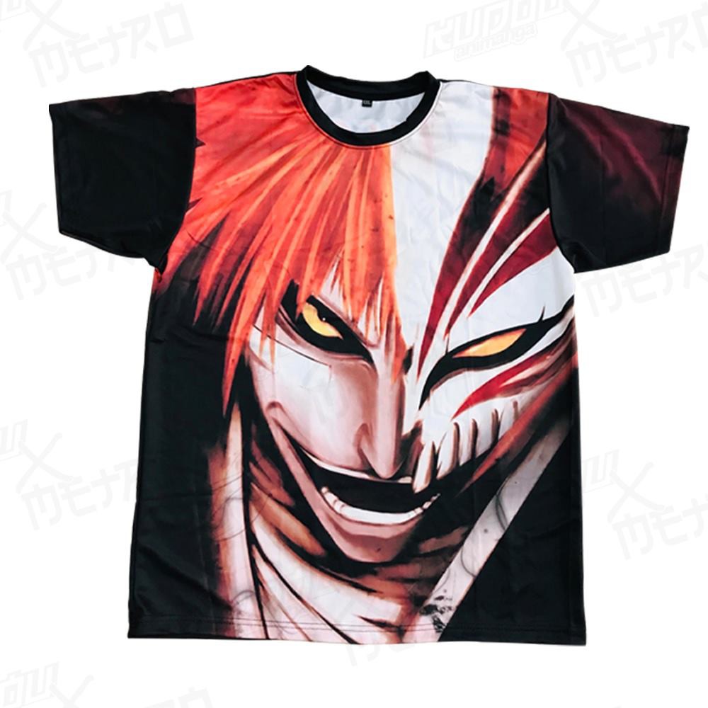 Tshirt Anime Bleach Ichigo Kurosaki Fullprint Dryfit