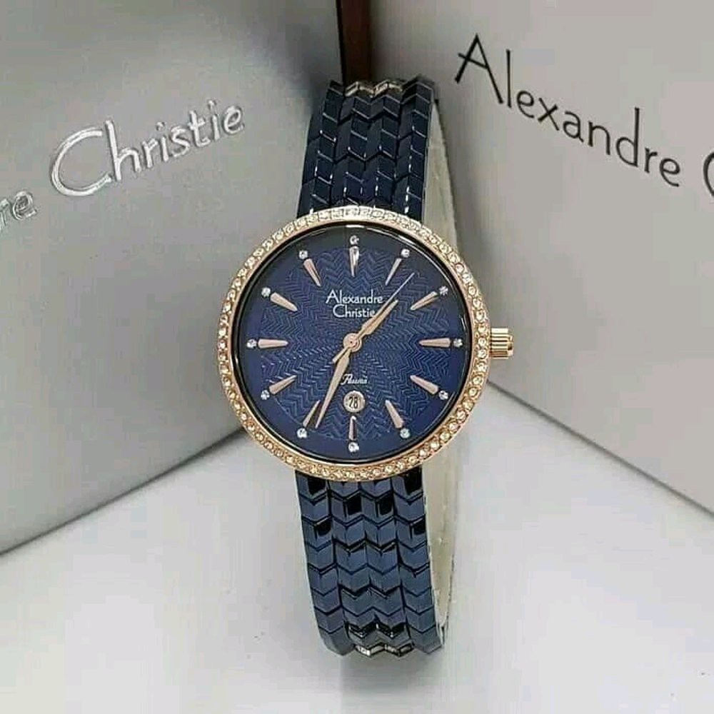 JAM TANGAN ALEXANDRE CHRISTIE AC2608 BLUE ORIGINAL RESMI