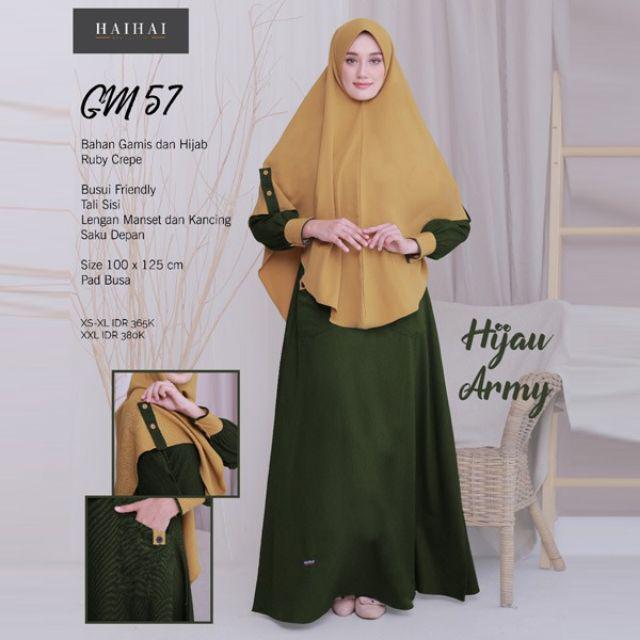 Gamis Batik Terbaru Nibras Syari Ns 59