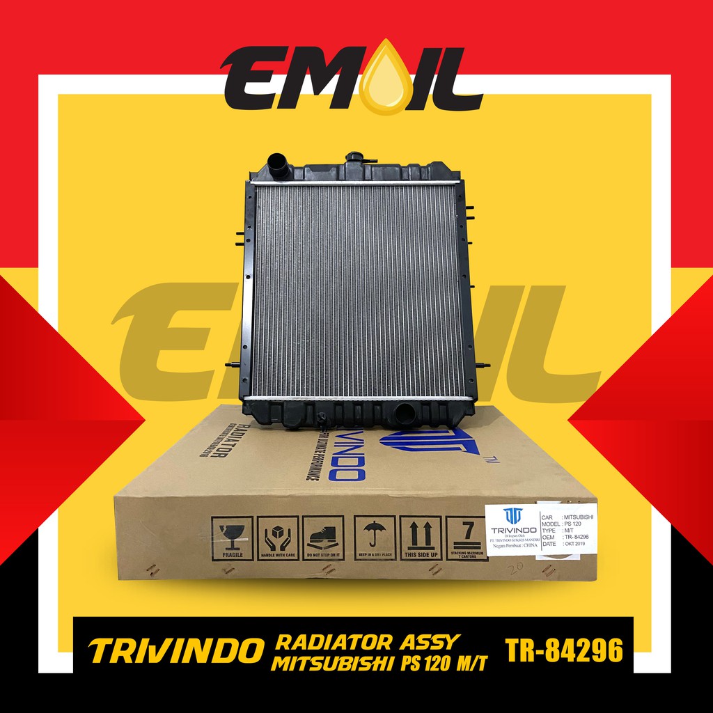 RADIATOR ASSY MITSUBISHI PS 120 M/T MANUAL TR-84296 MERK TRIVINDO