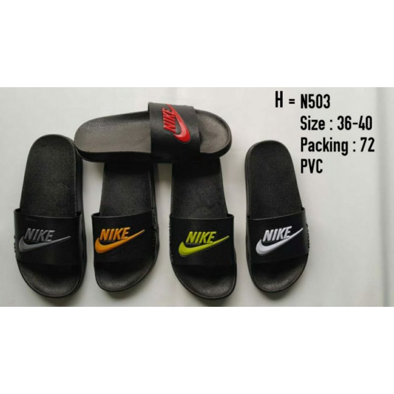 Sandal Selop Kokop Nike Sol Bawah Hitam Premium Distro