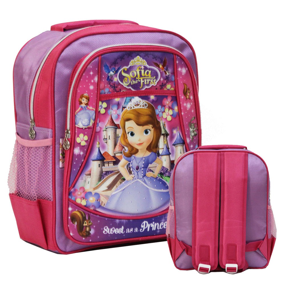 TAS MURAH Tas Anak Sekolah TK & PG Sofia Cantik Soft Timbul 3 Kantung