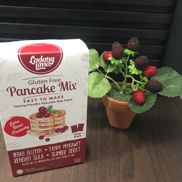 Ladang Lima Pancake Mix Plus Dried Cranberry / Tepung Pancake Bebas Gluten