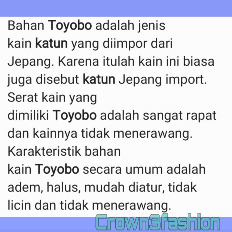 KOKO KATUN BORDIR TERBARU | KOKO TOYOBO BERKUALITAS