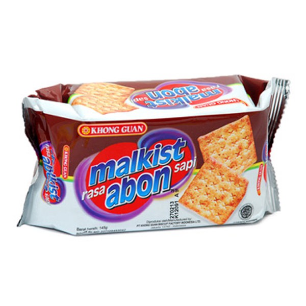 

Khong Guan Malkist Abon Crackers 135G