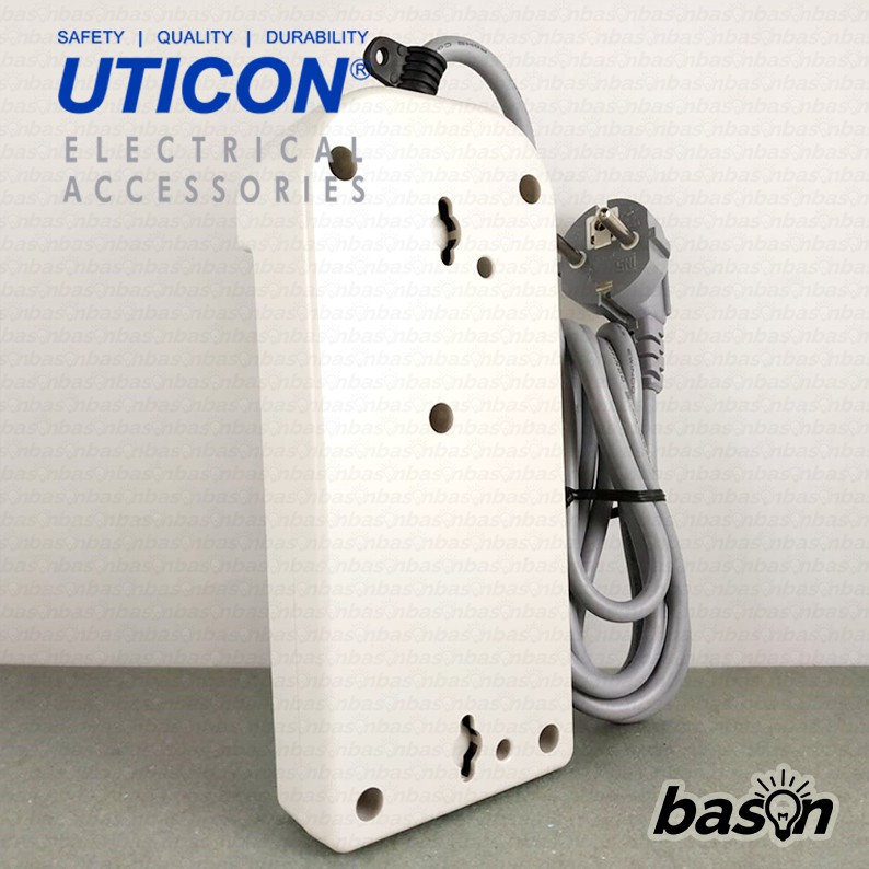 UTICON ST1382SW Power Extension - Stop Kontak 3Lubang 1.5 Meter dengan individual switch