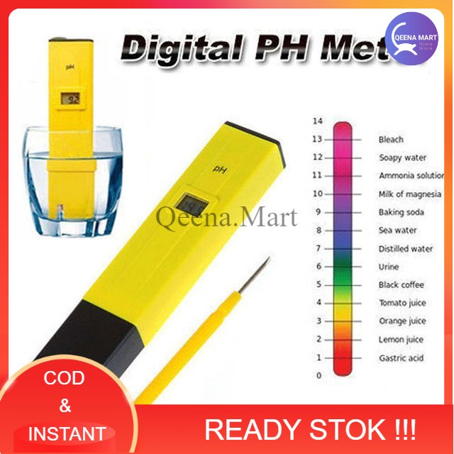 Ukur Uji PH Meter Tester Pen Air Minum/Akuarium - PH-2016