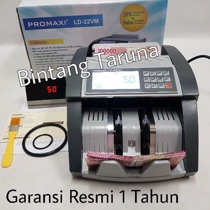 Mesin Penghitung Uang Promaxi LD-22VM Money Counter Promaxi LD-22VM Mesin Hitung Uang PROMAXI ld22vm