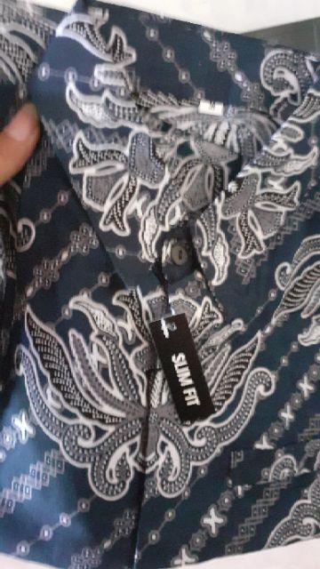 Kemeja Batik Pria Lengan Panjang Slim Fit Batik Pria Slimfit Modern