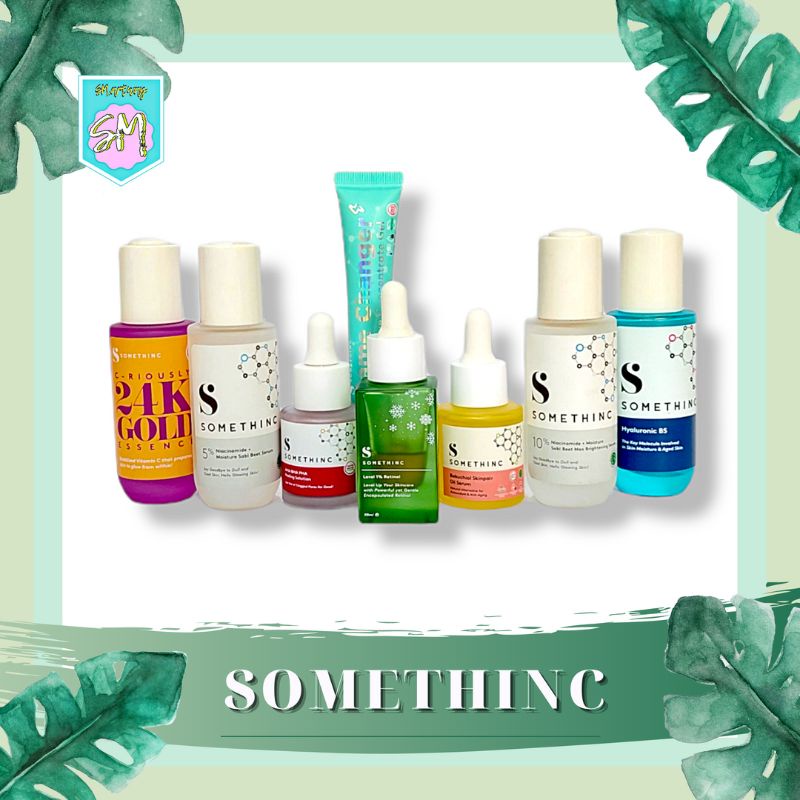 Somethinc Serum AHA BHA, Retinol, C-Riously Gold, Hyaluronic, Niacinamide 5%, Bakuchiol