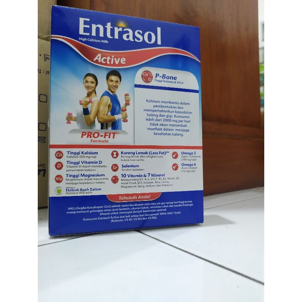 

Susu Entrasol Active Cokelat