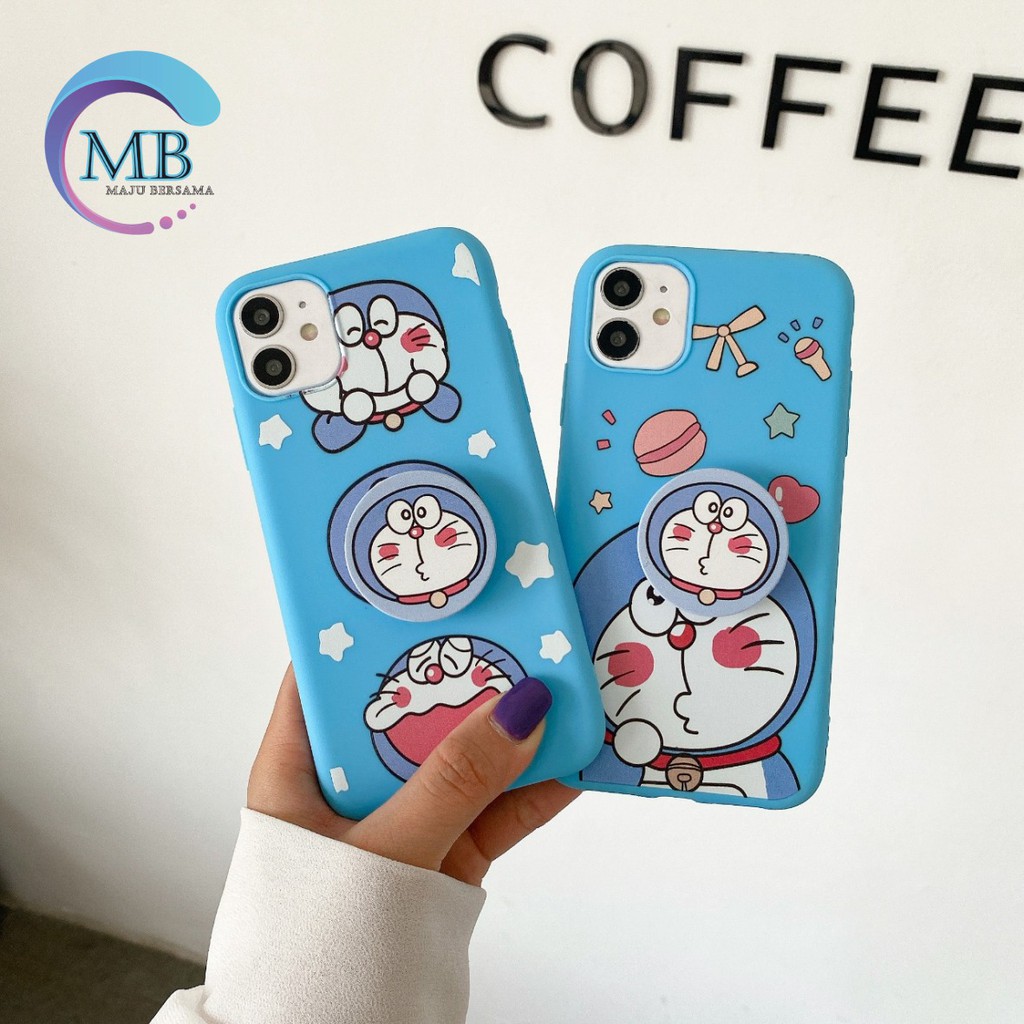 SS265 CASE Popsocket DORAEMON Oppo F1s A59 A3s A5s A7 A11k A12 A5 A9 2020 A31 A8 MB1136