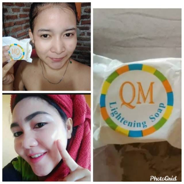 QM BRIGHTENING SOAP BPOM SABUN PEMUTIH WAJAH PENCERAH WAJAH PERAWATAN WAJAH