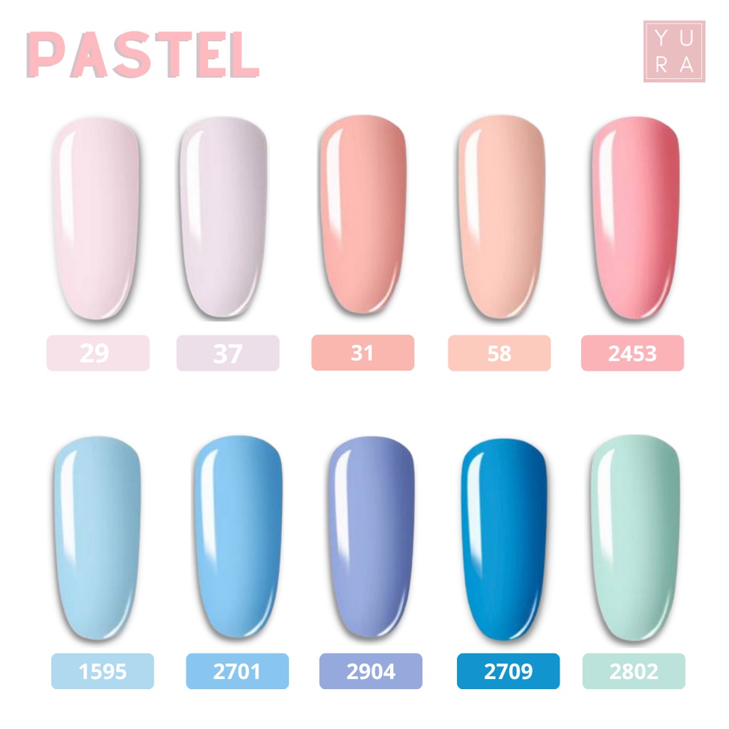 Rosalind Kutek Gel Polish UV LED Pastel Color Series