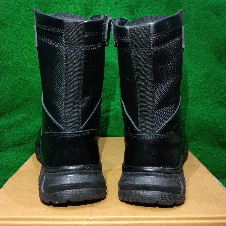 Sepatu pdl jatah polri terbaru kulit sapi asli original caanggo militery 5.0