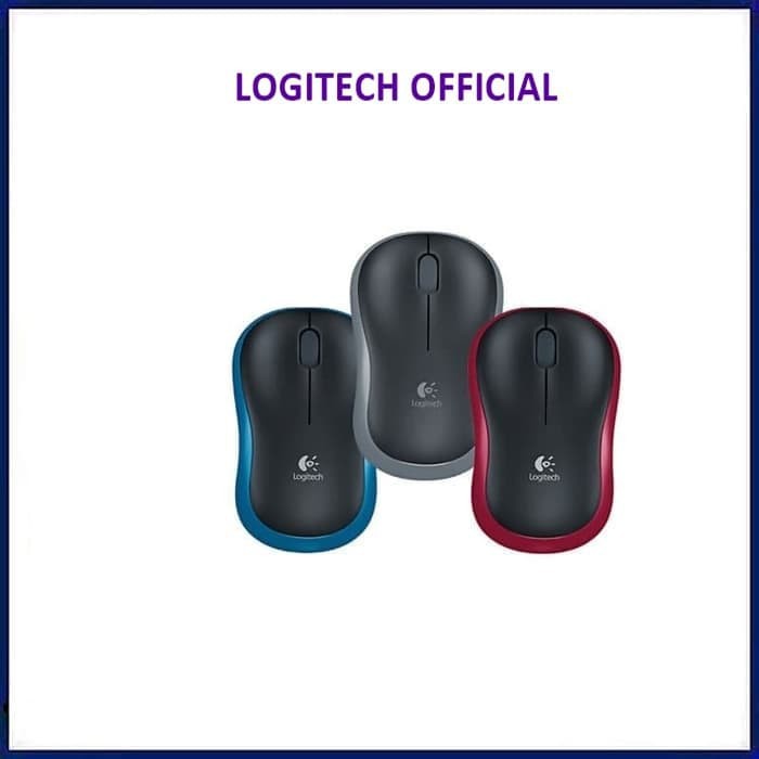 Logitech m185 Wireless Mouse / Mouse Wireless M185 / M 185 - Perak MURAH