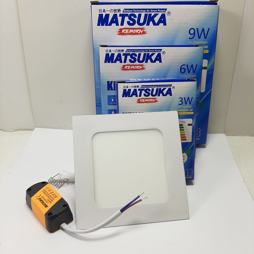 Lampu Led Panel downlight inbow IB Matsuka Kenji Series 3 6 9 Watt