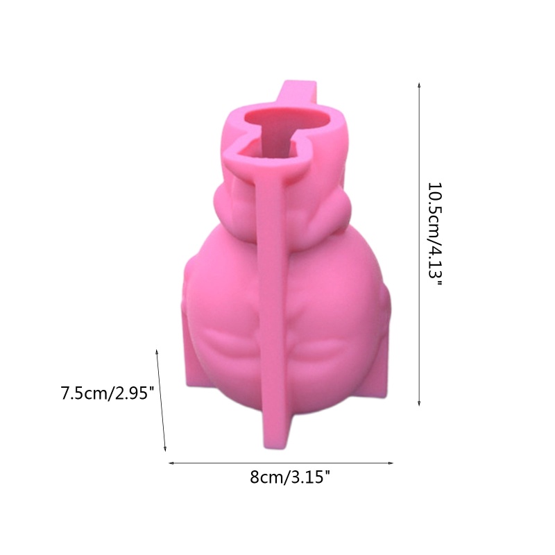 Siy Cetakan Pot Bungatanaman Sukulen Bahan Silikon DIY
