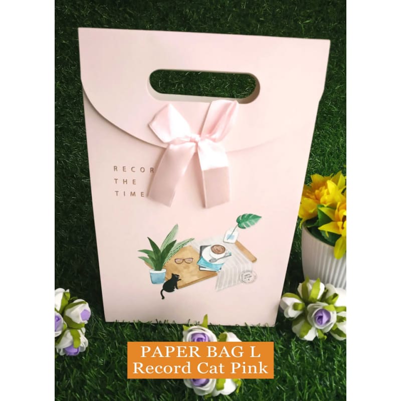 

Paper Bag Motif / Tas Kertas Kado / Tas Ulang tahun - L Record Cat