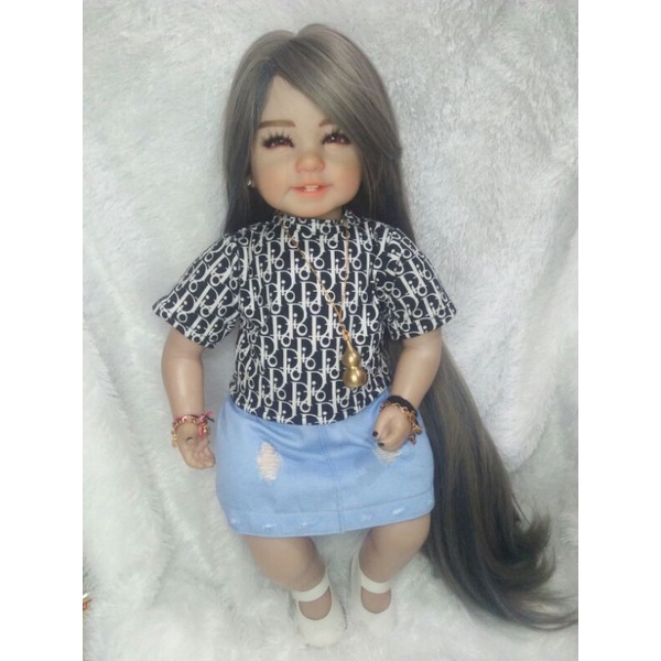 baju boneka reborn 22/24" (hanya atasan)