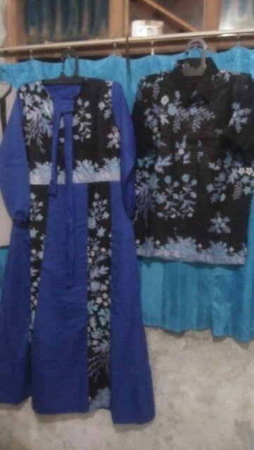 Batik Couple 2439  Gamis Baloteli Sibulan Gamis Couple Kebaya Modern