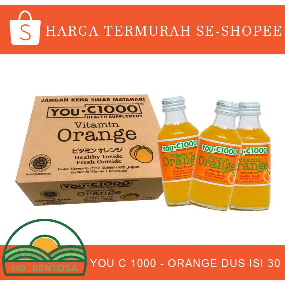 Bisa Cod You C1000 Orange 1 Box Ko 1 Karton Isi 30 Botol 140ml Special Kode 1 Kode 2 Kode Shopee Indonesia