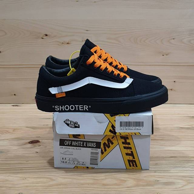 Vans oldskoll X Off White ( Jordan 1 ) All Black