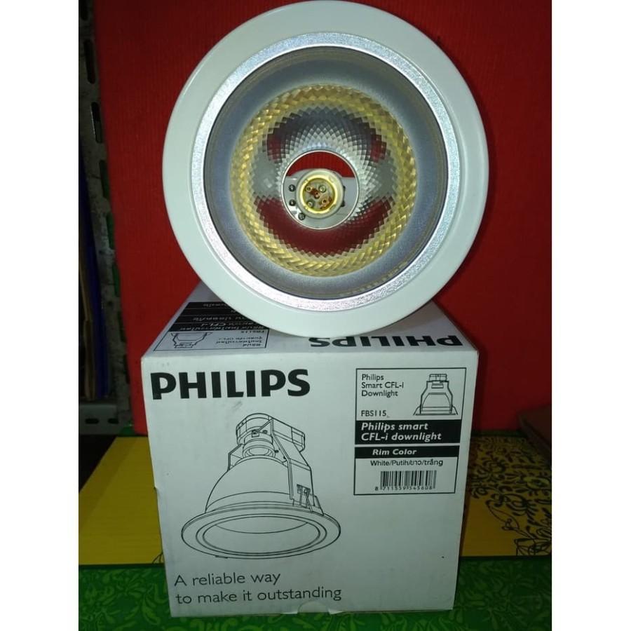 Downlight Philips 5inch 5inci 5" fbs115 Sarang Rumah Lampu e27