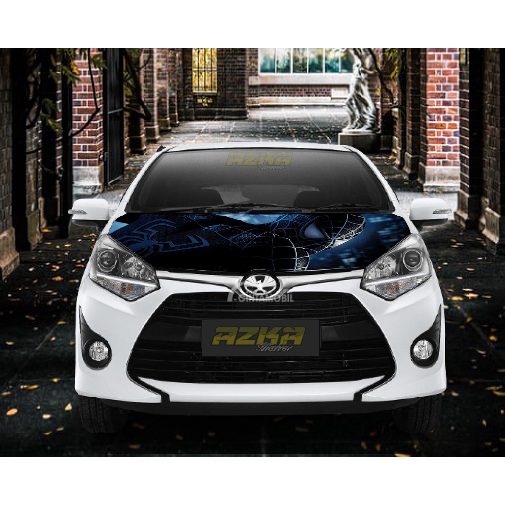Sticker decal kap mesin mobil Agya Ayla 003