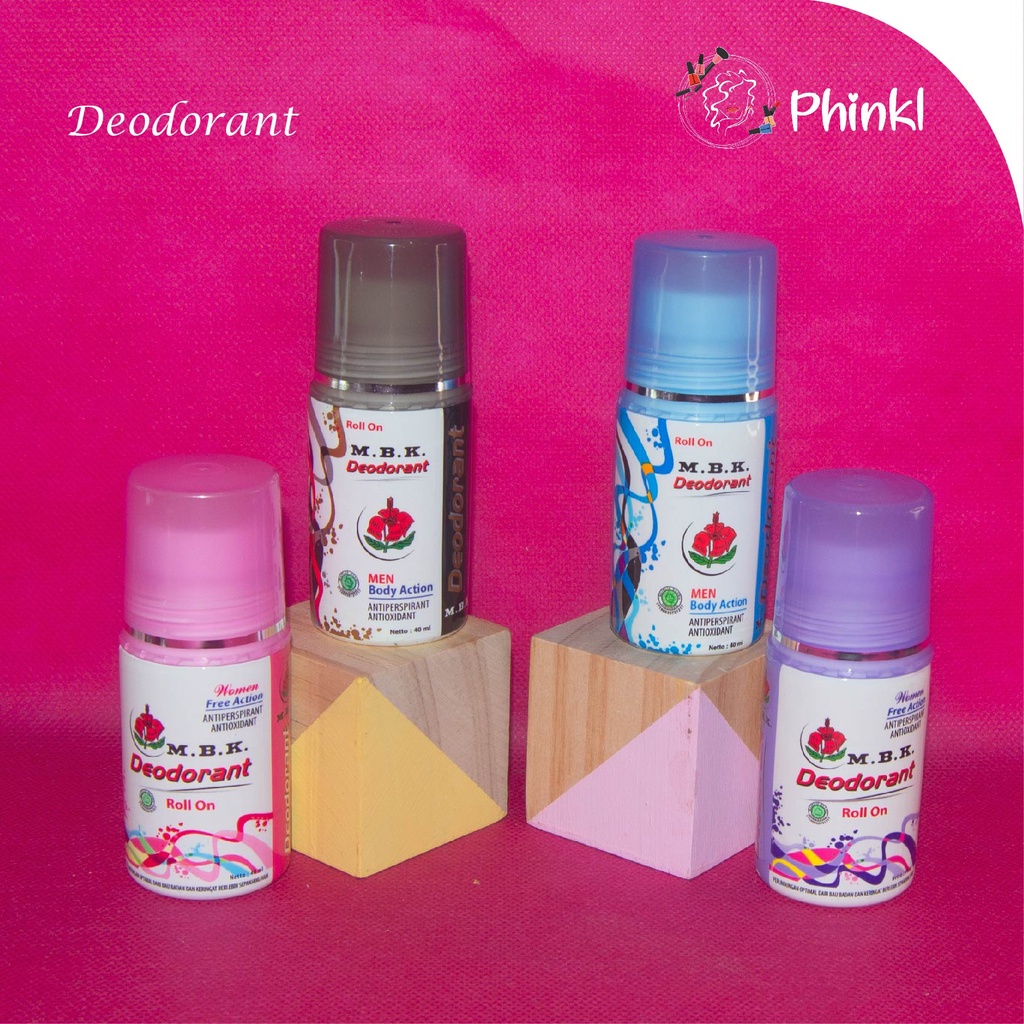 `ღ´ PHINKL `ღ´ M.B.K Roll On mbk anti bau badan antipepsirant bau badan biang keringat