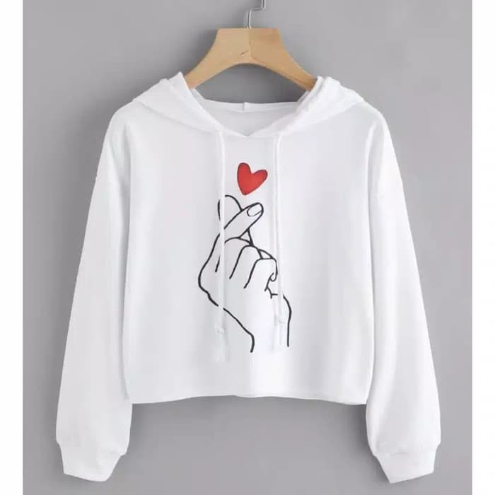 TBI Hoodie Sweater Love Fashion Style Korea Baju Kaos Cotton Murah